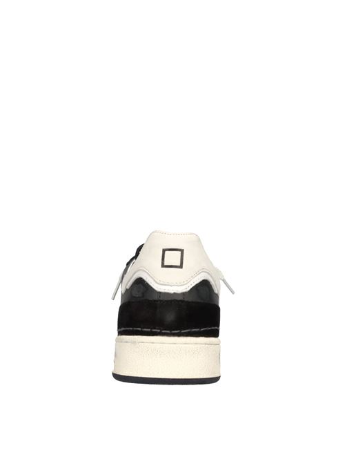 Sneakers in pelle e camoscio D.A.T.E. | BASE USEDBLU-BEIGE
